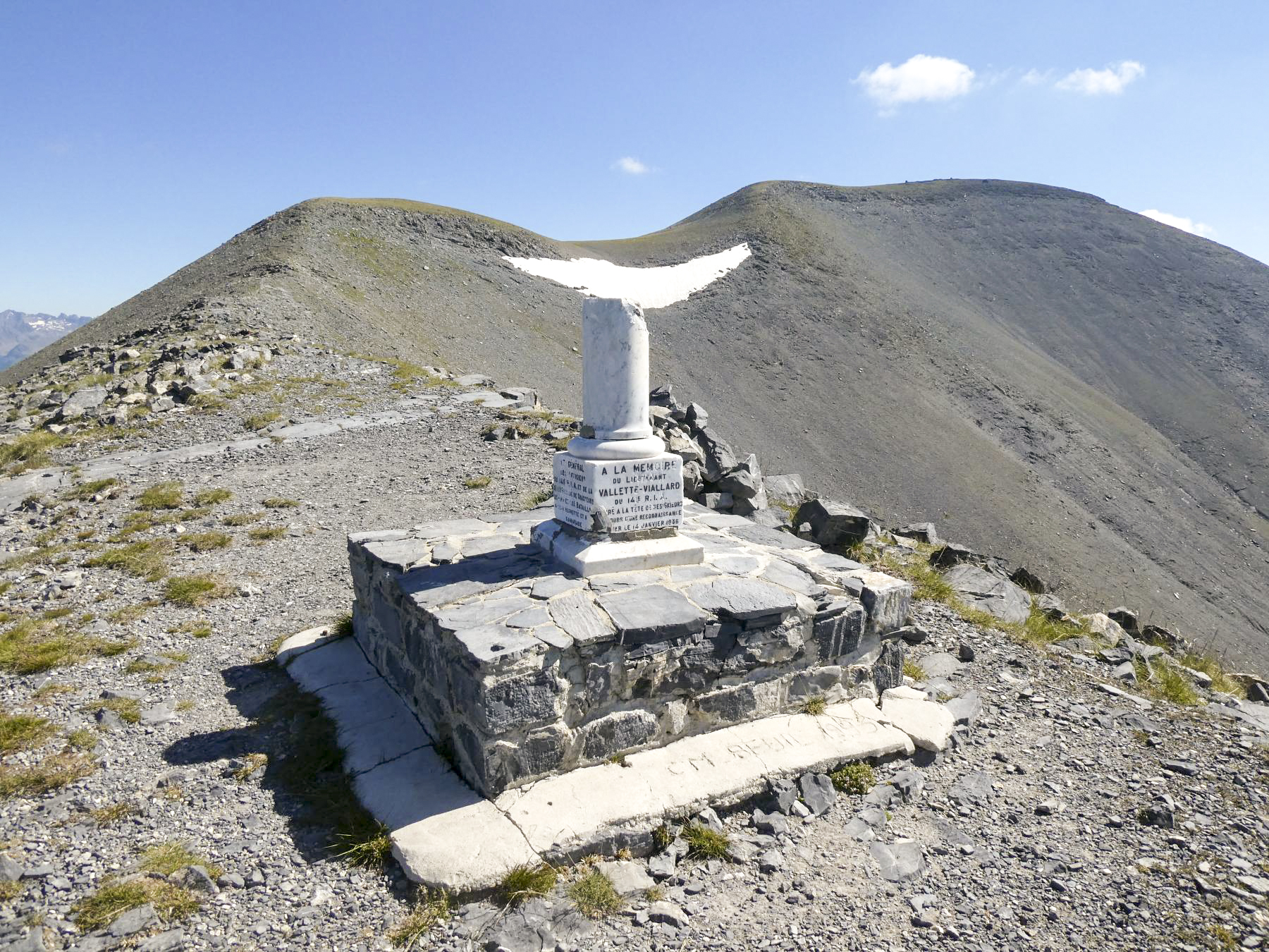 Ligne Maginot - COL DE CROUSETTE - (Divers) - Stèle Vallette - ELLENA - CUNY