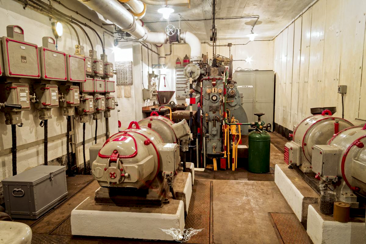 Ligne Maginot - IMMERHOF - A10 - (Ouvrage d'infanterie) - L'usine électrique - CALAND Thierry