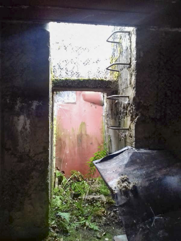 Ligne Maginot - B37 - ABBAYE 2 - (Cuve pour arme d'infanterie) - Intérieur tourelle depuis la porte - XXX