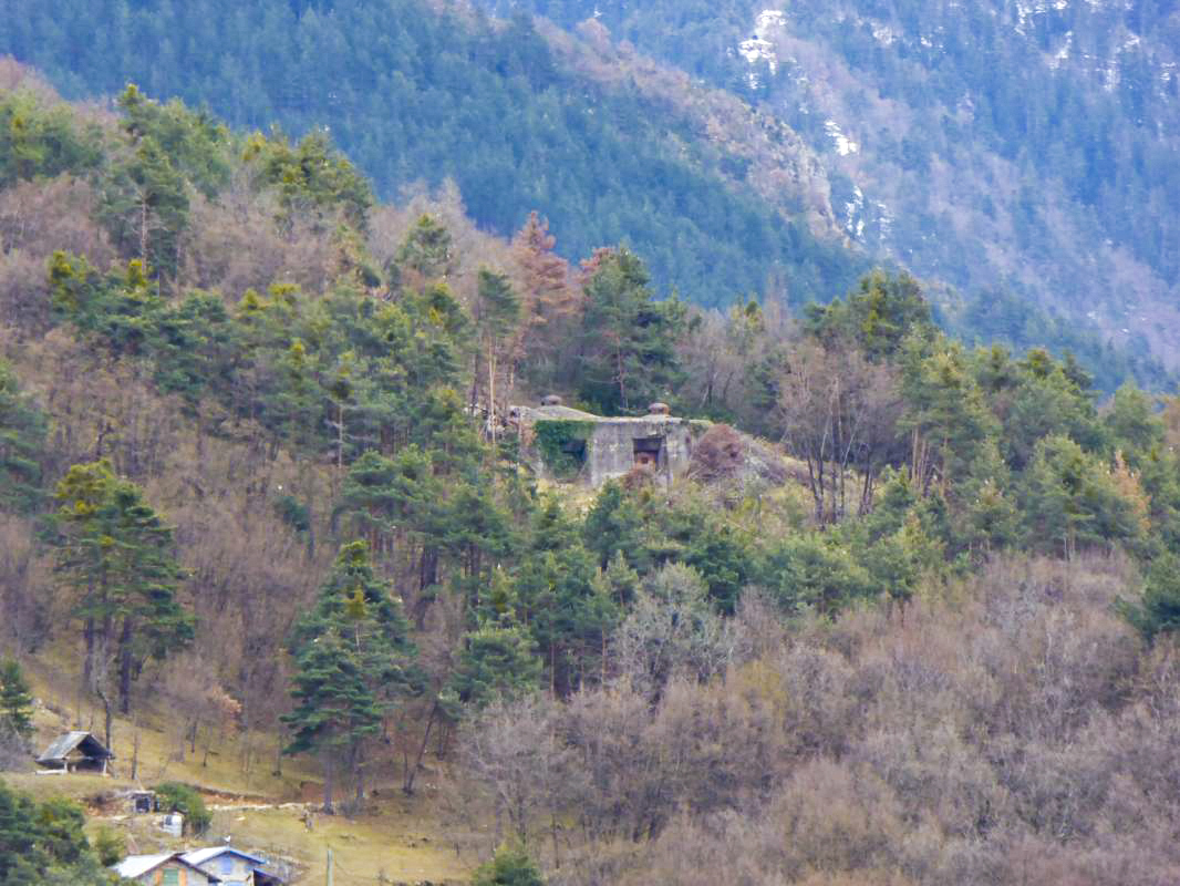 Ligne Maginot - FLAUT - (Ouvrage d'artillerie) - Le bloc 3 vue de Belvédère - ELLENA-CUNY