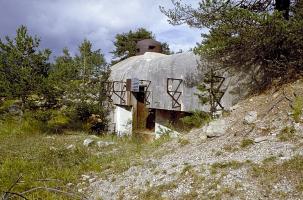 Ligne Maginot - MONTE GROSSO (MG) - E02 - (Ouvrage d'artillerie) - Bloc 4. 
Face nord-ouest.