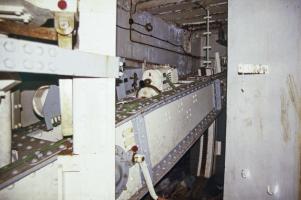 Ligne Maginot - MONTE GROSSO (MG) - E02 - (Ouvrage d'artillerie) - Bloc 6
Tourelle de 135 Mle 32, balancier d´équilibre de la tourelle et moteur d´éclipse