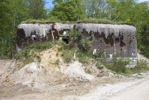 Ligne Maginot - BOIS DE RITTERSHOFFEN 6 - (Casemate d'infanterie - Simple) - façade de l'entrée
