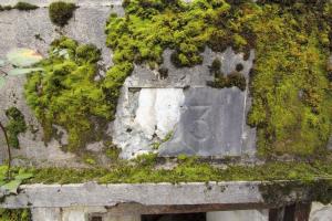 Ligne Maginot - BOIS DE RITTERSHOFFEN 6 - (Casemate d'infanterie - Simple) - Cartouche 1931 endommagé