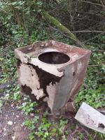 Ligne Maginot - KUBELMUEHLE 1 (AVANT POSTE) - (Blockhaus pour canon) - Reste de caisson ( pour vivres ?)