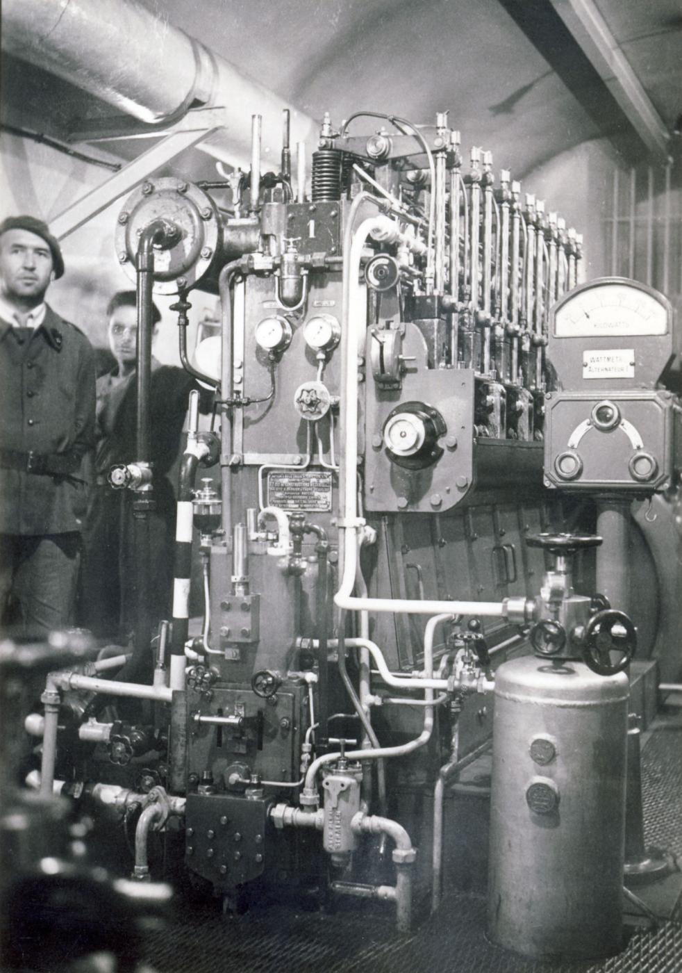 Ligne Maginot - METRICH - A17 - (Ouvrage d'artillerie) - L'usine électrique 
Moteur SGCM - Inconnu