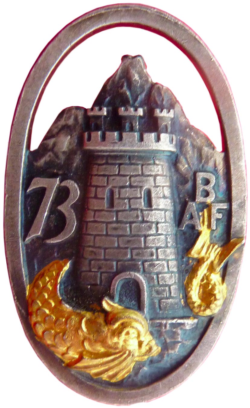 Ligne Maginot - Insigne du 73° BAF - 