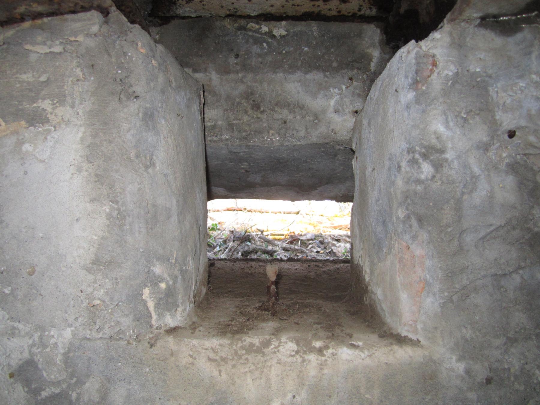Ligne Maginot - WALDHOF OUEST - (Blockhaus pour arme infanterie) - Détail du créneau gauche - G.Fuchs