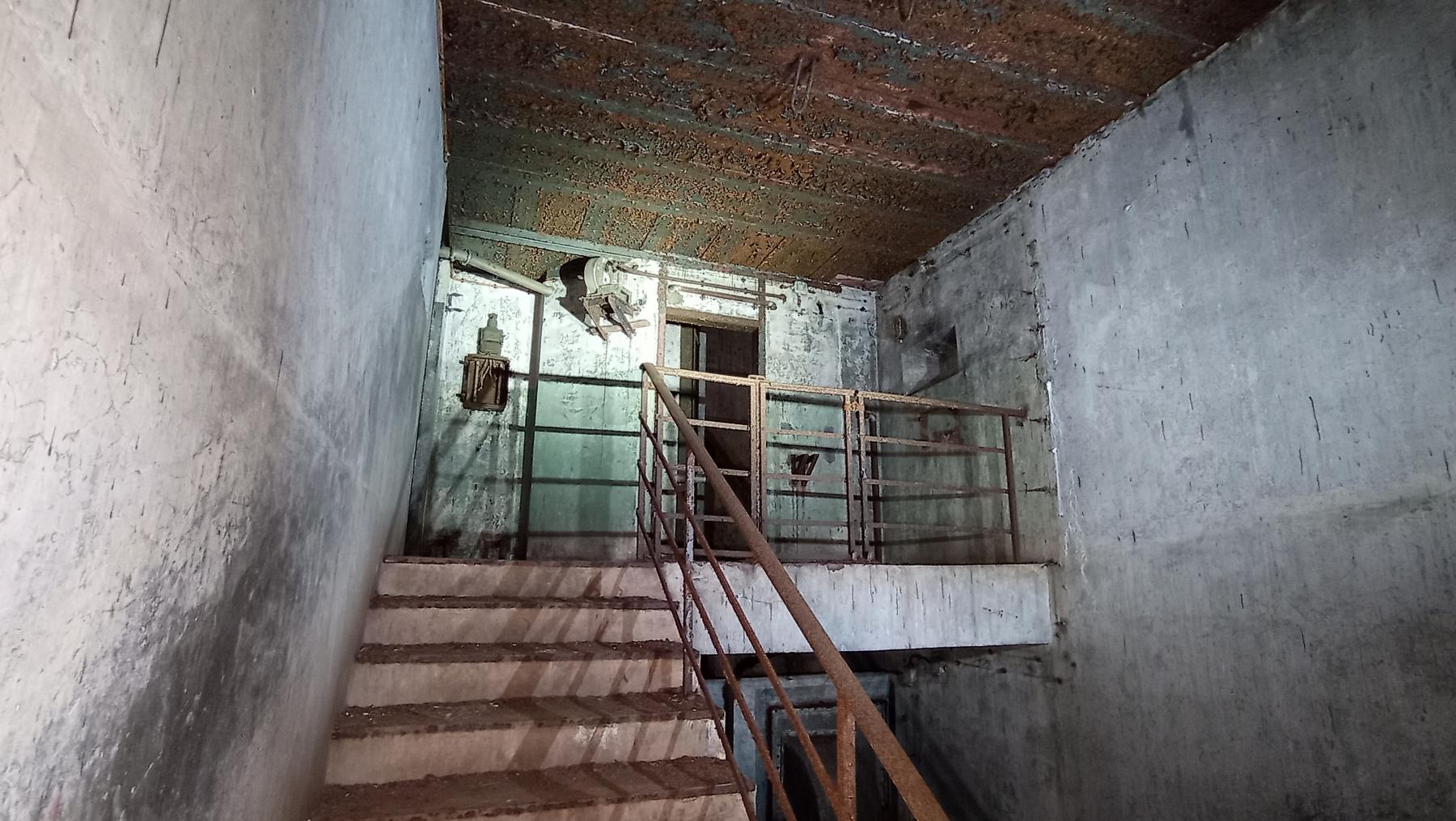 Ligne Maginot - FROHMUHL (PC DU QUARTIER KAPELLENHOF - II/153° RIF) - (Abri) - Cage d'escalier et étage supérieur du coffre d'entrée Ouest - Baptiste Gaudin