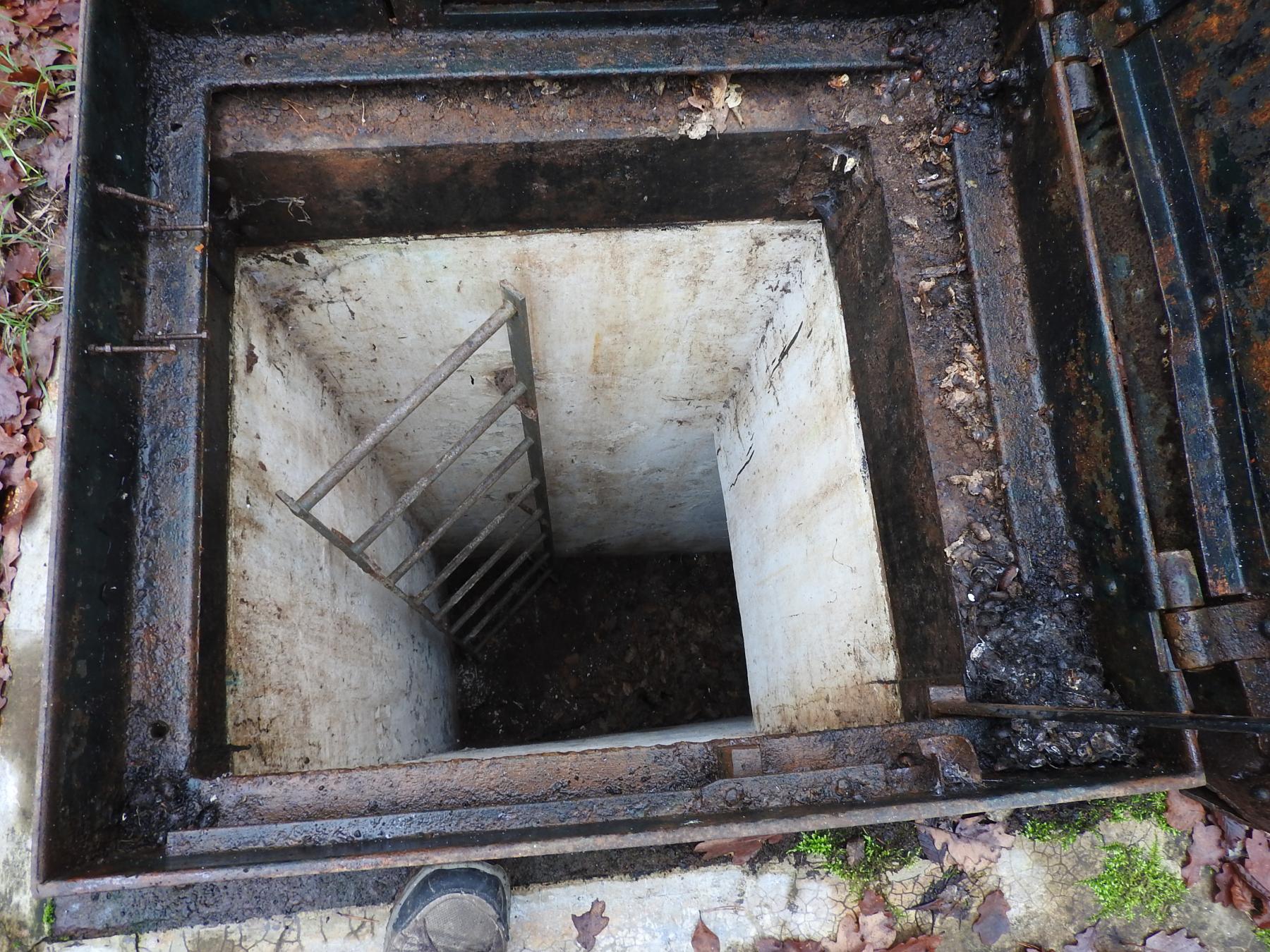 Ligne Maginot - C1 - (Chambre de coupure) - Le puits d'accès - STENGER Mathieu
