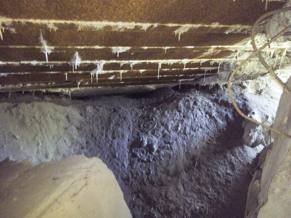 Ligne Maginot - SCHMELTZBACH EST - (Casemate d'infanterie - Double) - Vue de l'étage, la façade coté entrée est totalement détruite - donceuh