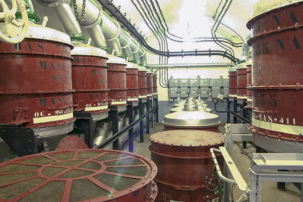 Ligne Maginot - SCHOENENBOURG - (Ouvrage d'artillerie) - La salle de neutralisation pour la ventilation de l'ouvrage et filtrage de l'air éxtérieur en cas d'attaque de l'ouvrage par gaz de combats - GRAMI