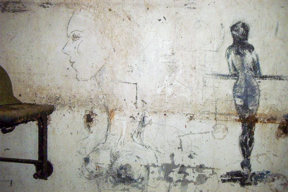 Ligne Maginot - SCHOENENBOURG - (Ouvrage d'artillerie) - Bloc 3
Peintures murales et graffitis dans les locaux de l'ouvrage - GRAMI