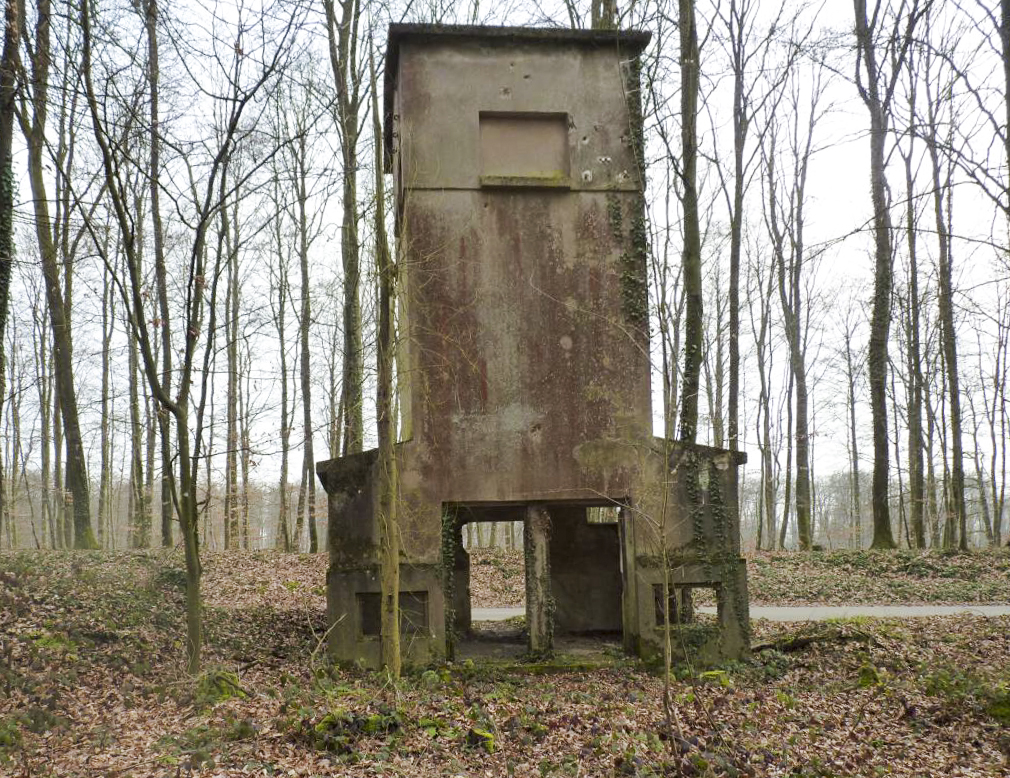 Ligne Maginot - SCHOENENBOURG - (Ouvrage d'artillerie) - Le poste de transformation extérieur situé à proximité de l'entrée des hommes - Aditus
