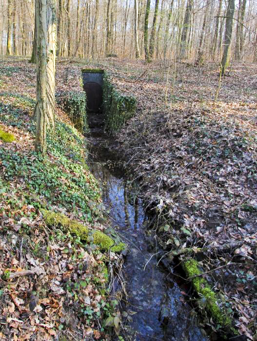 Ligne Maginot - SCHOENENBOURG - (Ouvrage d'artillerie) - Le débouché des égouts - GRAMI