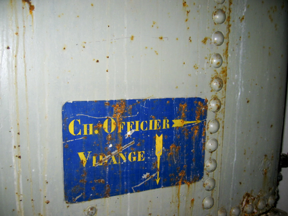 Ligne Maginot - HETTANGE GRANDE - O9 - (Observatoire d'artillerie) - Inscription sur le réservoir d'eau - Michel Teiten