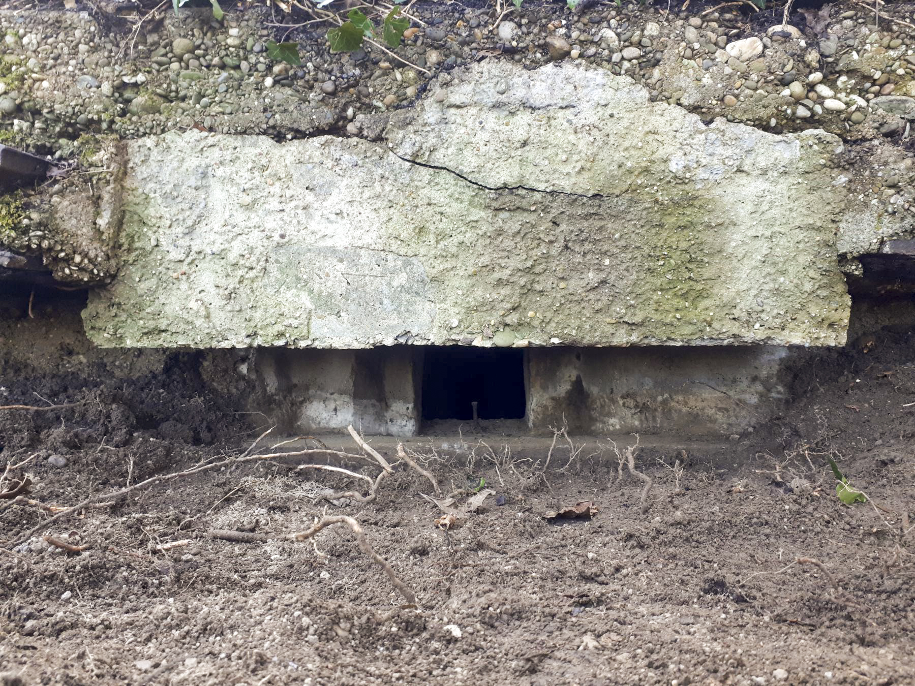 Ligne Maginot - WALDHOF EST - (Blockhaus pour arme infanterie) - Détail du créneau gauche - G.Fuchs