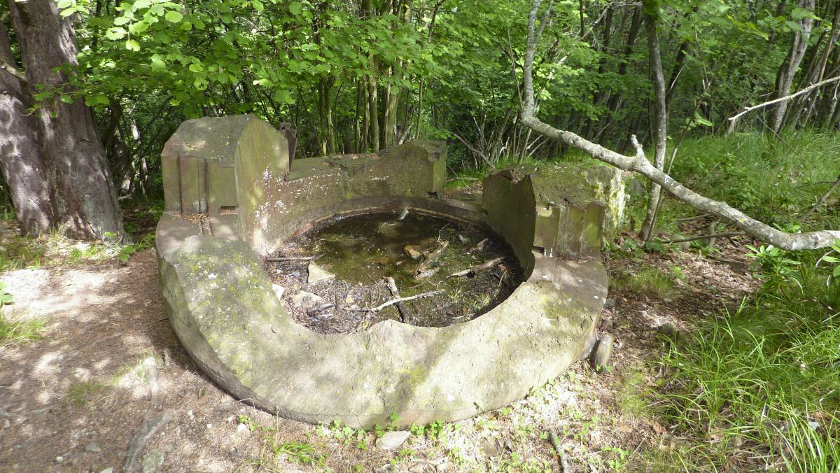 Ligne Maginot - MONTE GROSSO (MG) - E02 - (Ouvrage d'artillerie) - Bloc 8
Les restes de la cloche GFM - ELLENA-CUNY