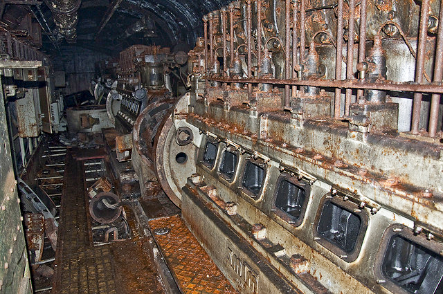 Ligne Maginot - MONTE GROSSO (MG) - E02 - (Ouvrage d'artillerie) - L'usine électrique - Charonek