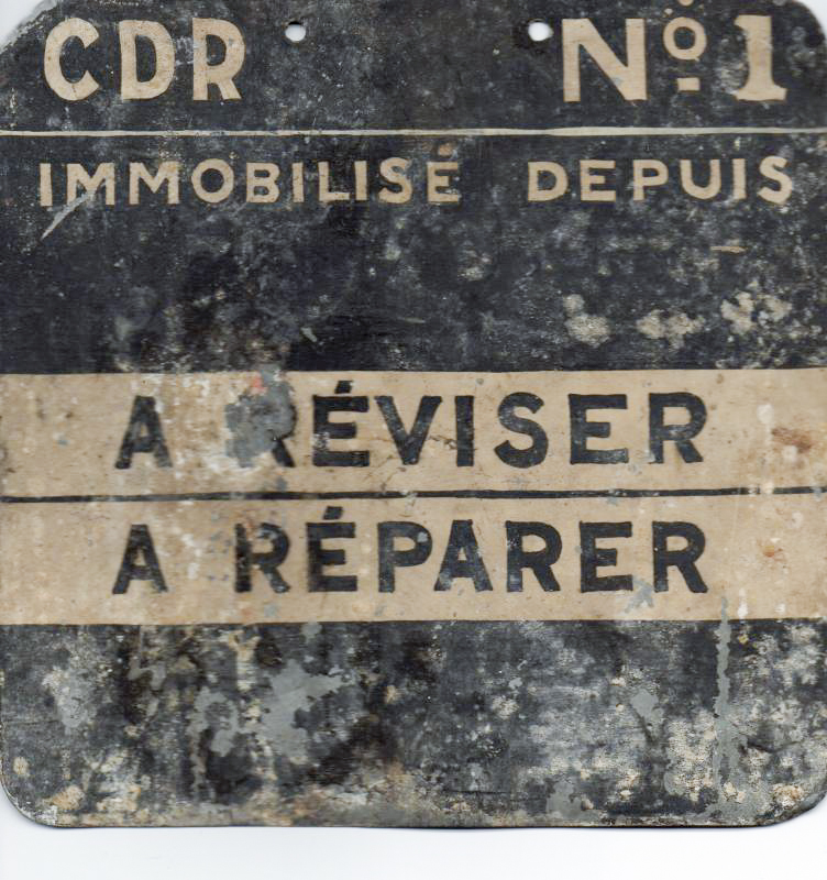 Ligne Maginot - MONTE GROSSO (MG) - E02 - (Ouvrage d'artillerie) - Ardoise de l'un des moteurs de l'usine - Alain LOVINY