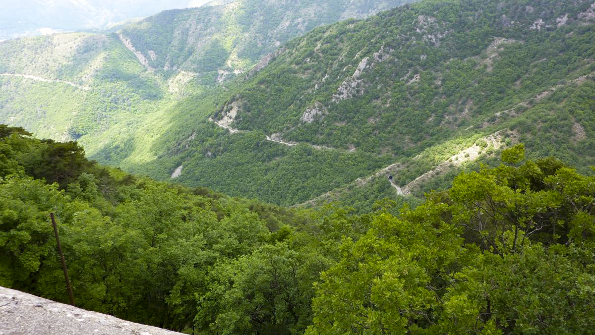 Ligne Maginot - MONTE GROSSO (MG) - E02 - (Ouvrage d'artillerie) - La route d'accès à l'ouvrage - ELLENA-CUNY