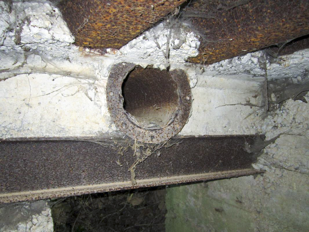 Ligne Maginot - CHATEAU d'EAU ( Blockhaus pour canon ) - Conduit ventilation - Gregory Fuchs