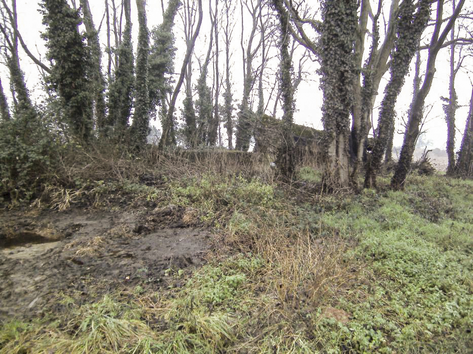 Ligne Maginot - EBENUNG ( Blockhaus pour arme infanterie ) - Vue sur les ruines - GLÜCKSJÄGER GJ13