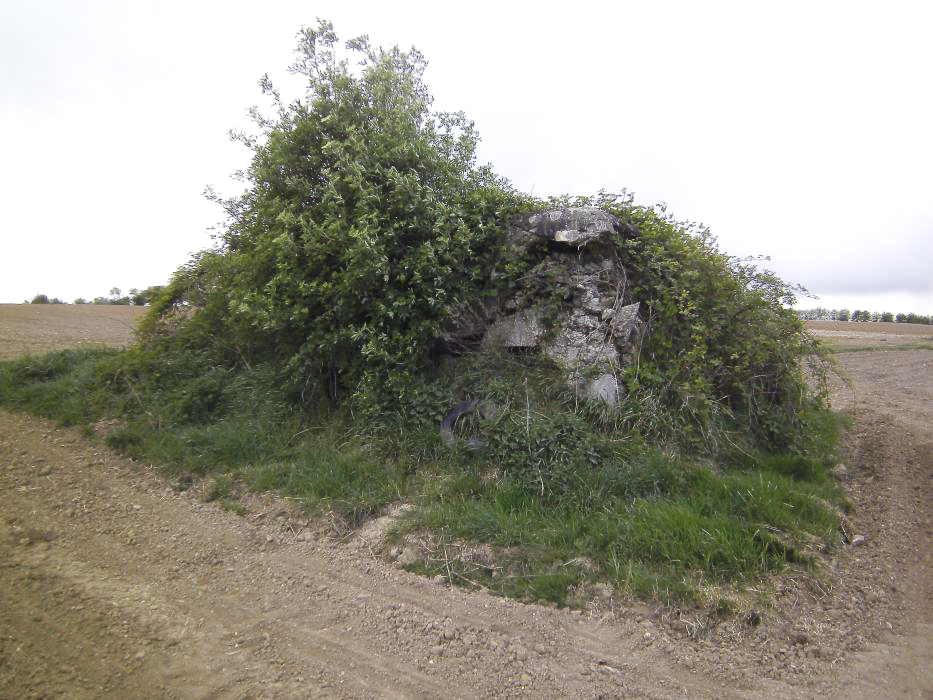 Ligne Maginot - HANG HAAG - (Blockhaus pour arme infanterie) - Le blockhaus ruiné dont on devine quelque peu le créneau - GLÜCKSJÄGER GJ13