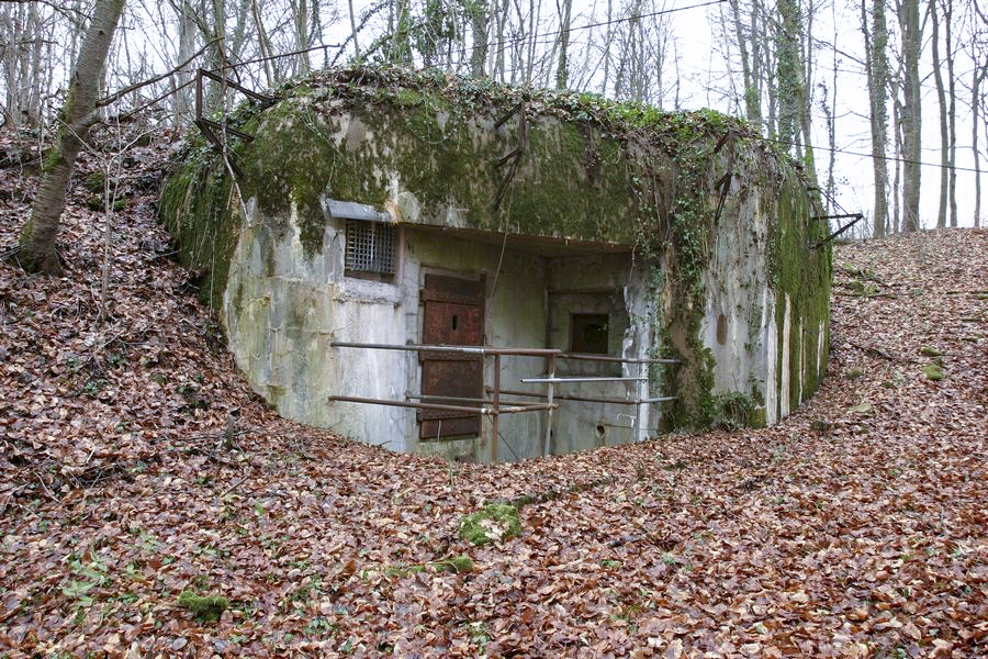 Ligne Maginot - BOIS d'ESCHERANGE - X3 (Quartier Kanfen - I/169°RIF) ( Abri ) - Le coffre d'entrée droite - ZEIG Marc - Col  HUYGEN Georges