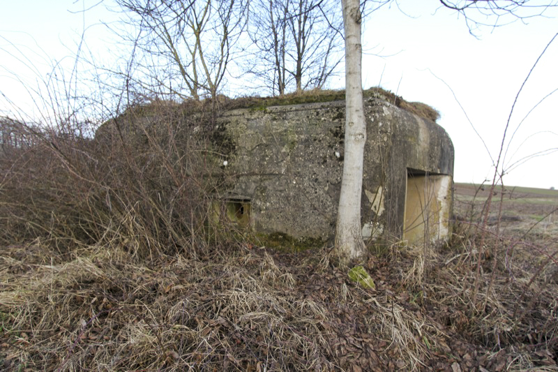 Ligne Maginot - HECKENMUEHLE OUEST - (Blockhaus pour arme infanterie) - Créneau de défense rapprochée et entrée - Antoine SCHOEN