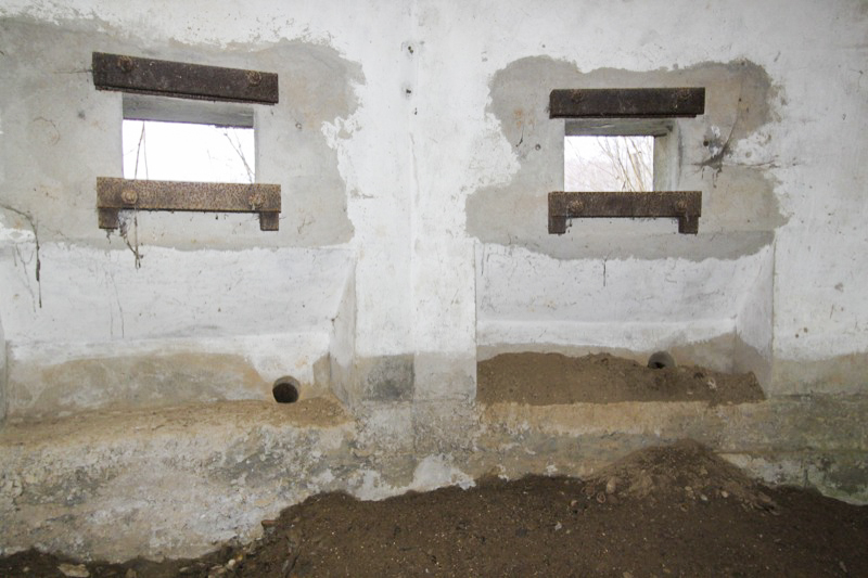 Ligne Maginot - HECKENMUEHLE OUEST - (Blockhaus pour arme infanterie) - Créneaux pour mitrailleuses - Antoine SCHOEN