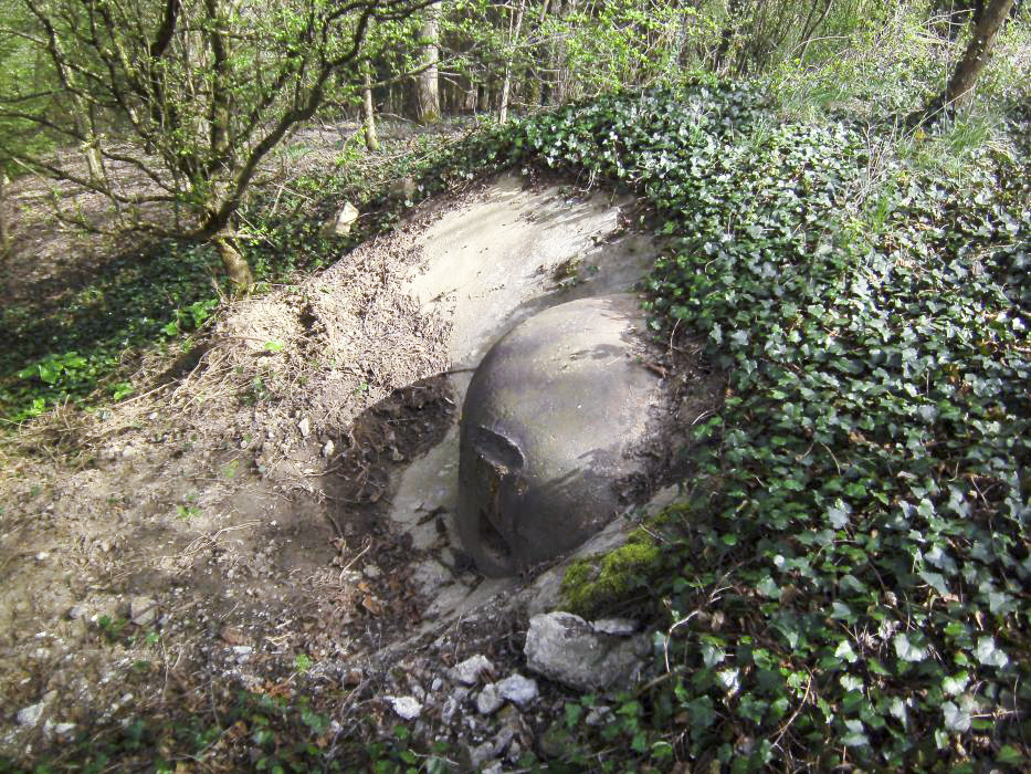 Ligne Maginot - HOFFEN ( Casemate d'infanterie ) - La cloche pour jumelage de mitrailleuses - GLÜCKSJÄGER GJ13