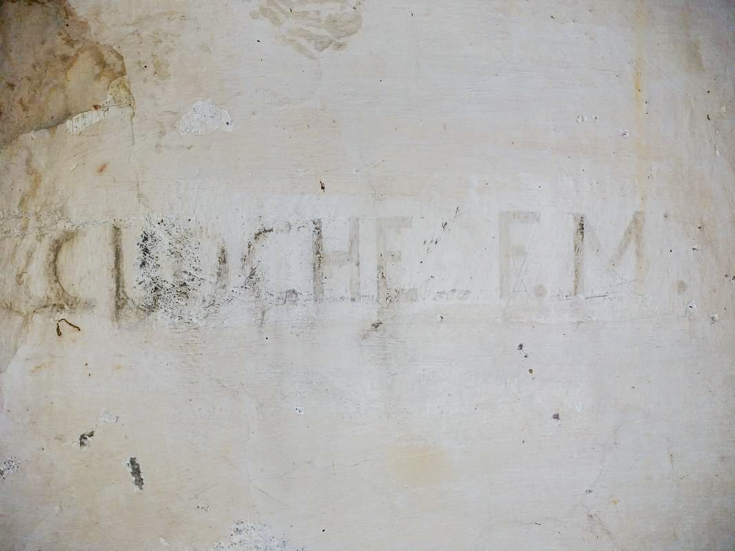 Ligne Maginot - HOFFEN ( Casemate d'infanterie ) - Inscription 'cloche FM' - Gregory Fuchs