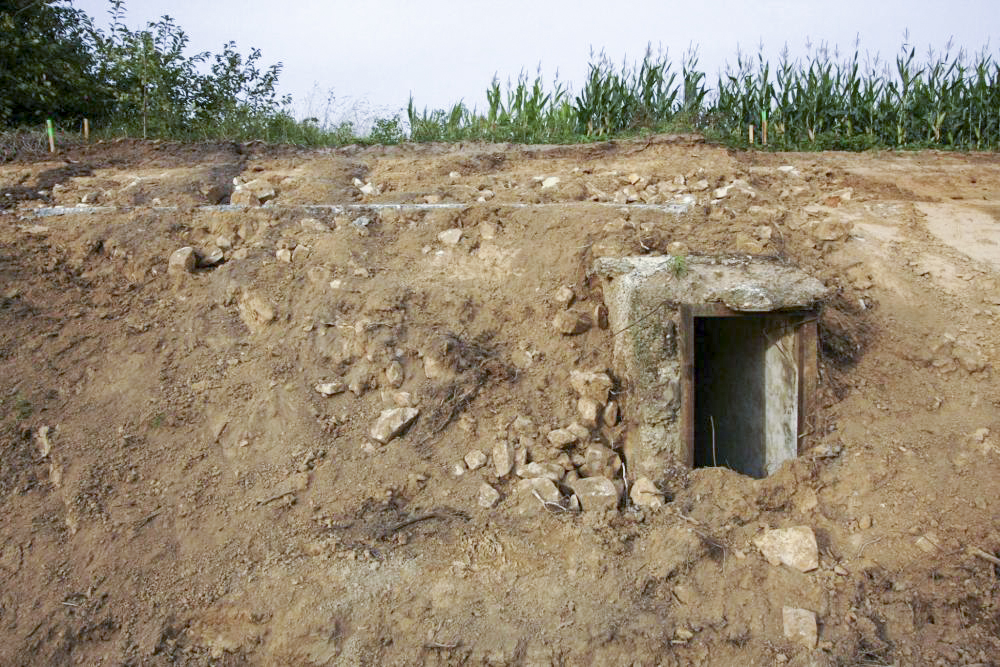 Ligne Maginot - KUHLENDORF (79° RIF - 156°RA) - (PC de Sous-Secteur) - Les travaux routiers de 2010 et la disparition du PC - GRAMI
