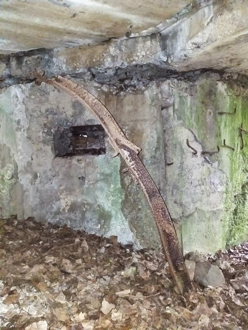 Ligne Maginot - OBERSEEBACH NORD - (Blockhaus pour canon) - Reste du cadre de porte entrée homme - gregfuchs