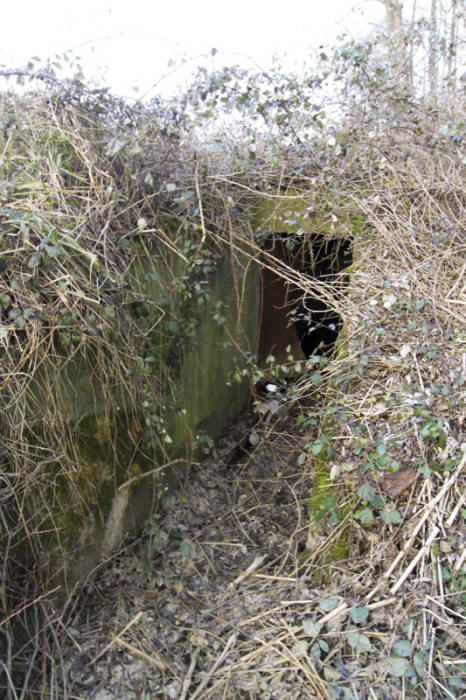 Ligne Maginot - RETENUE DU HAUSAUERBACH - (Blockhaus pour arme infanterie) - L'entrée de la courte galerie d'accès - Antoine SCHOEN