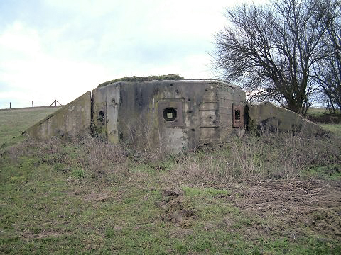Ligne Maginot - TRIMBACH Est ( Blockhaus pour arme infanterie ) - Vue extérieure - AALMA - www.lignemaginot.com