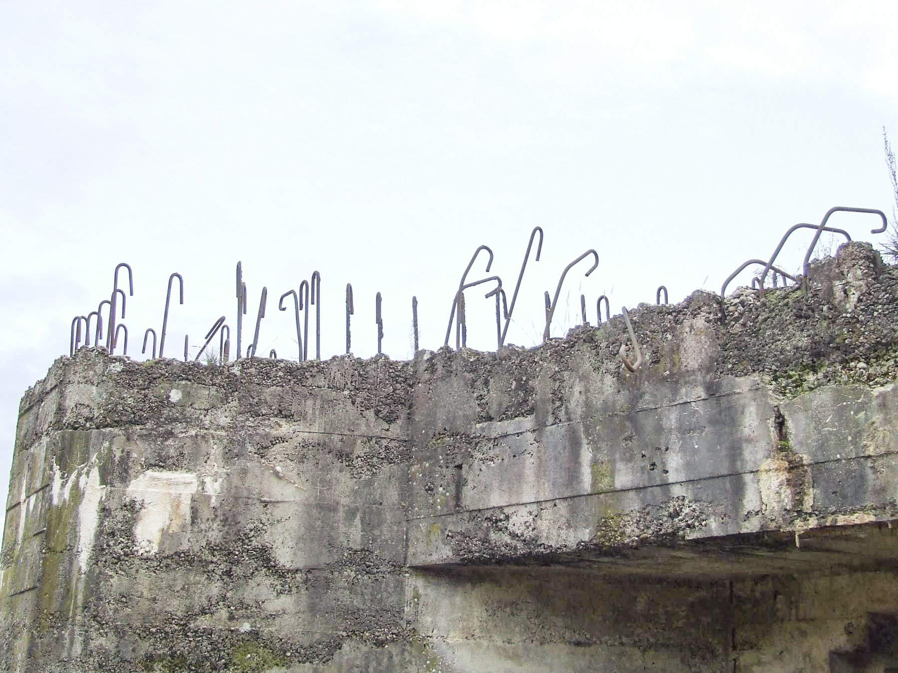 Ligne Maginot - WASSERFURSCH - (Casemate d'infanterie) - La dalle inachevée - STENGER Mathieu