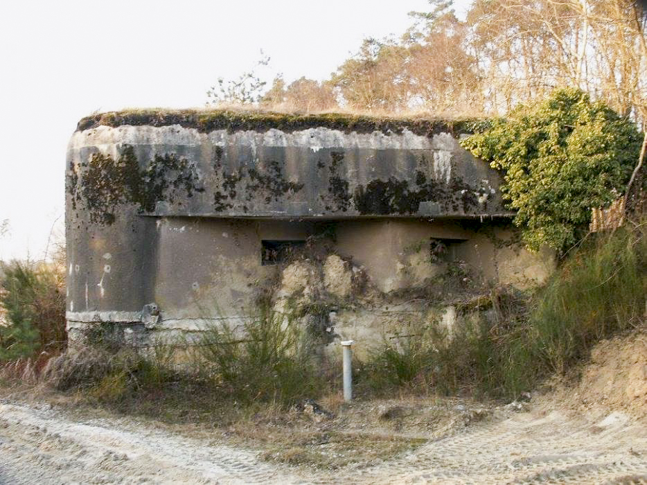 Ligne Maginot - BOIS DE RITTERSHOFFEN 6 - (Casemate d'infanterie - Simple) - Façade de la chambre de tir - GRASSER Michel
