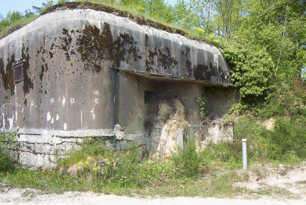 Ligne Maginot - BOIS DE RITTERSHOFFEN 6 - (Casemate d'infanterie - Simple) - Façade de la chambre de tir - GRASSER Michel