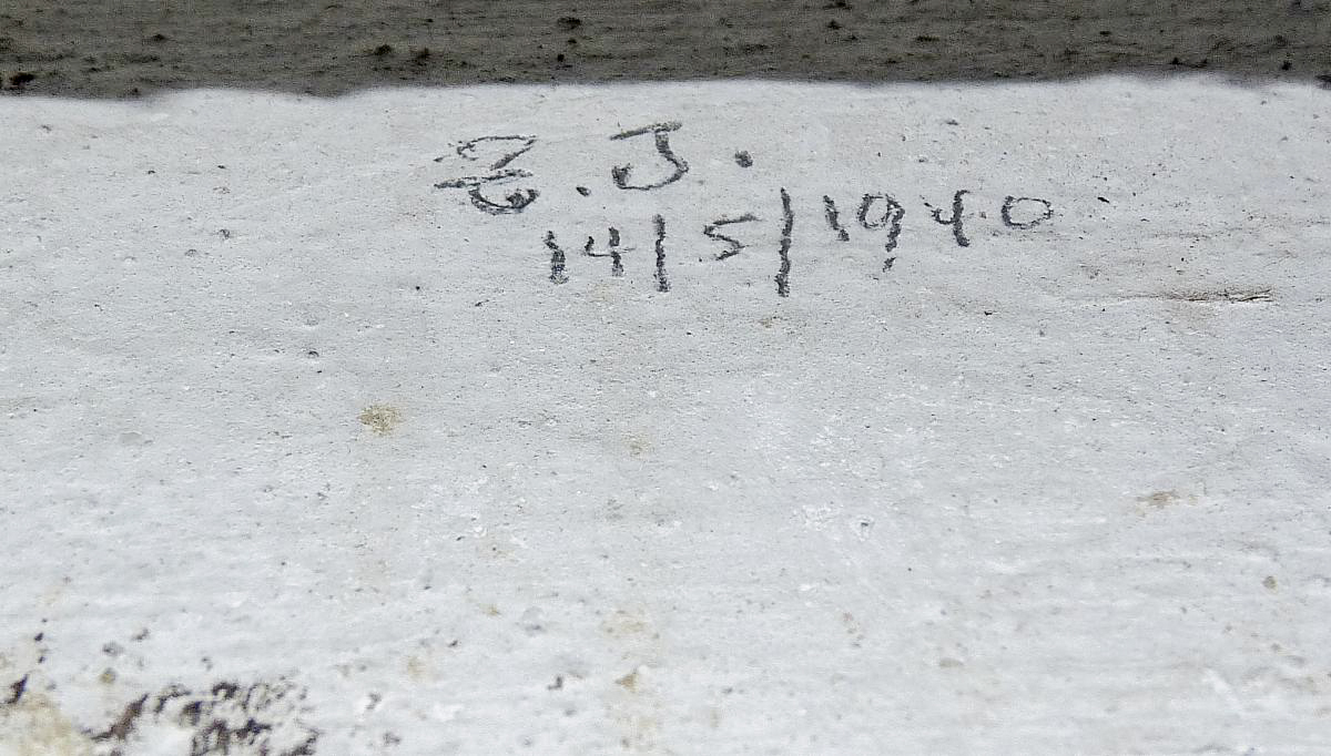Ligne Maginot - BARRUNGSHOFF - BORNUNGSHOFF - X11 - (Abri) - Graffiti d’époque... - sylvie laure lambert