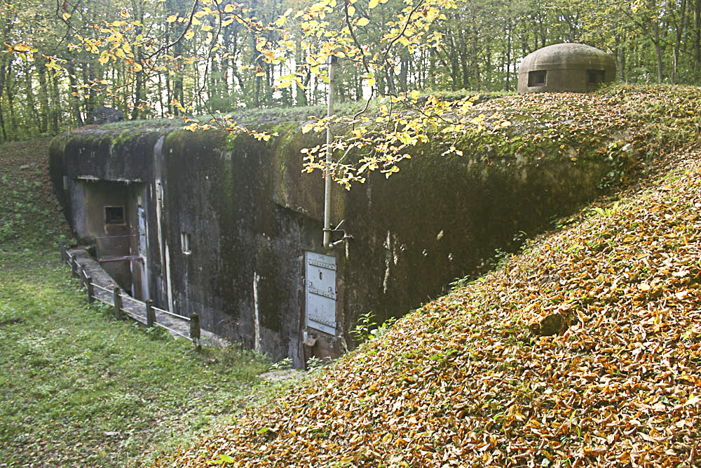 Ligne Maginot - BOIS DE CATTENOM - X14 - (Abri) - Vue latérale de l'abri - Michel Teiten
