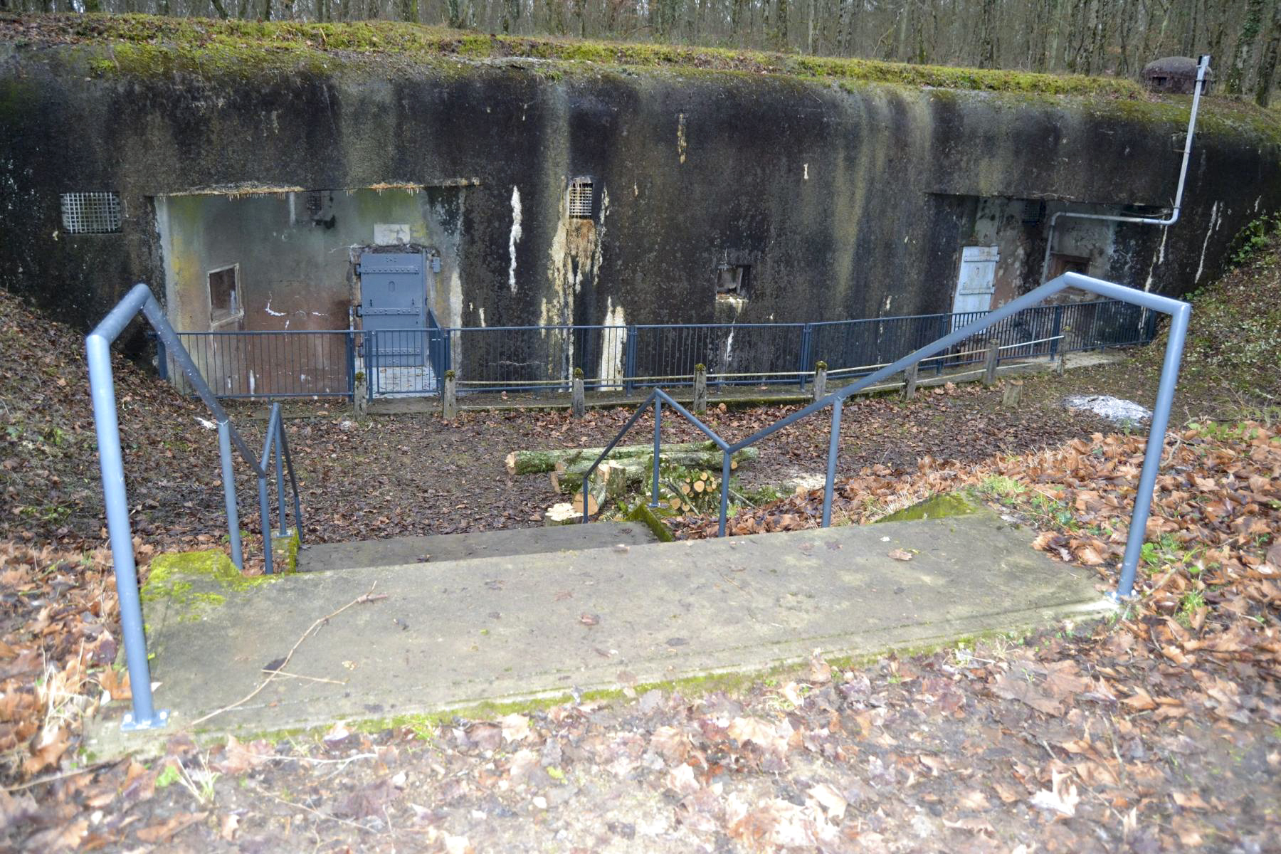 Ligne Maginot - BOIS DE CATTENOM - X14 - (Abri) - La mairie de Cattenom et l'association LMCE ont sécurisé l'accès à l'abri pour des visites sur demande. - Jules Mathieu