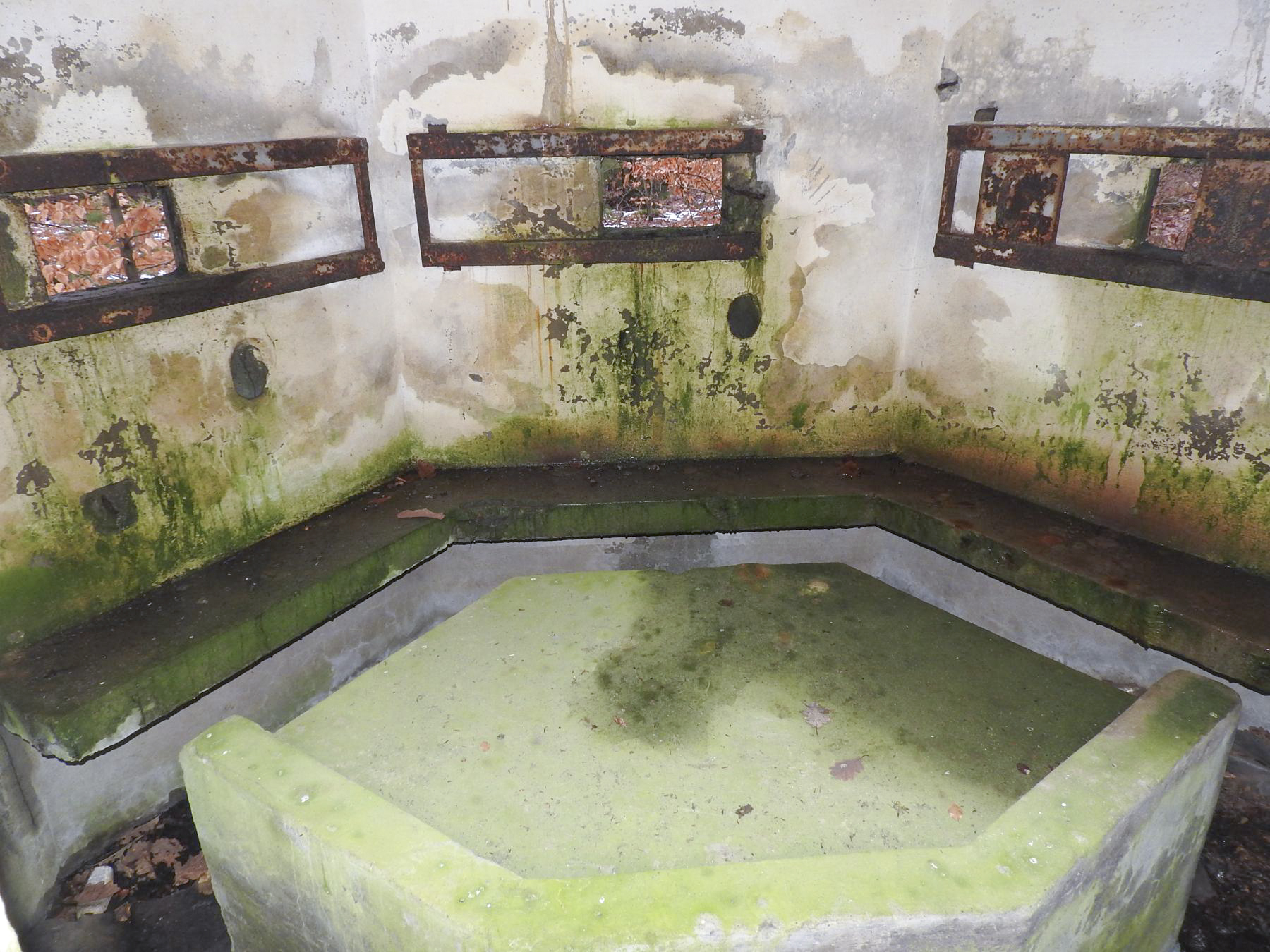 Ligne Maginot - COL DU WIEP  3 - (Blockhaus pour arme infanterie) - La chambre de tir - STENGER Mathieu