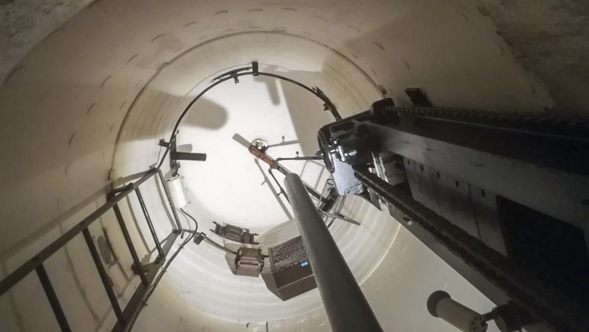 Ligne Maginot - ESCH - (Casemate d'infanterie - double) - Intérieur de la cloche GFM - Julien Boulanger