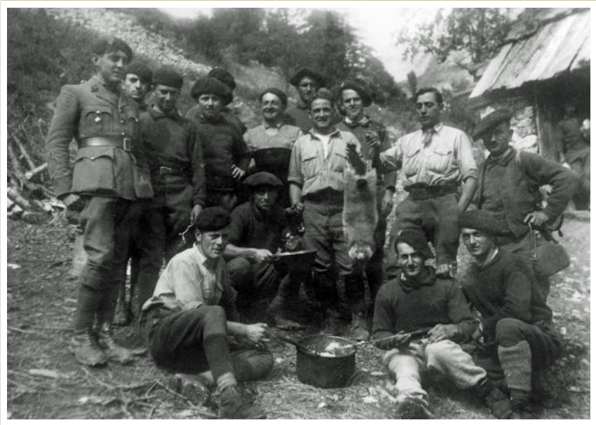 Ligne Maginot - 83 - TOLONDET (ESCARPEMENT DU) - (DMP - Dispositif de Mine Permanent) - Henry Dufour et ses hommes à Roya, du renard au menu.….  - ELLENA - CUNY