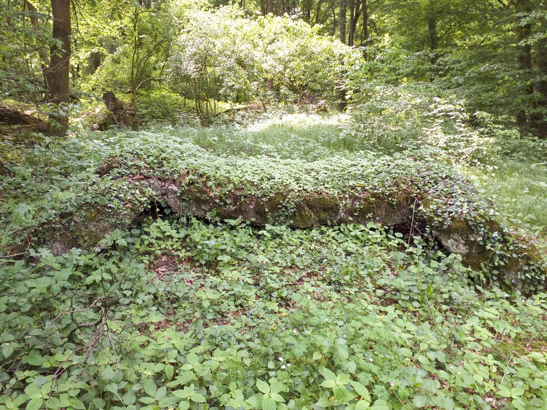 Ligne Maginot - GERRITTMUEHLE 1 - (Blockhaus de type indeterminé) - Morceau de béton - gregfuchs