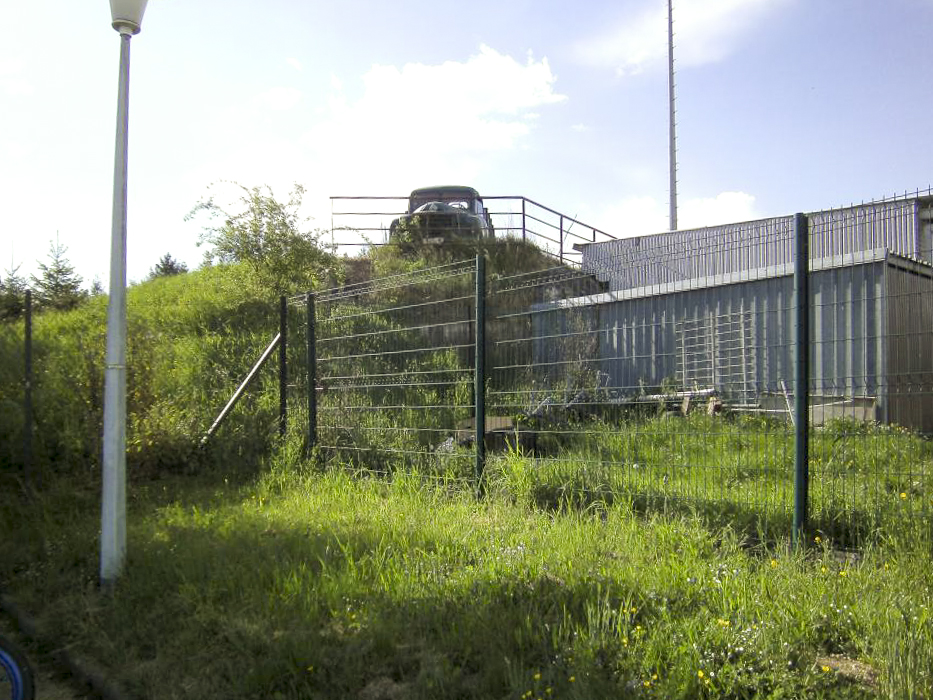 Ligne Maginot - Casemate de Hatten Sud - La casemate est partiellement détruite  et inaccessible - GLÜCKSJÄGER GJ13