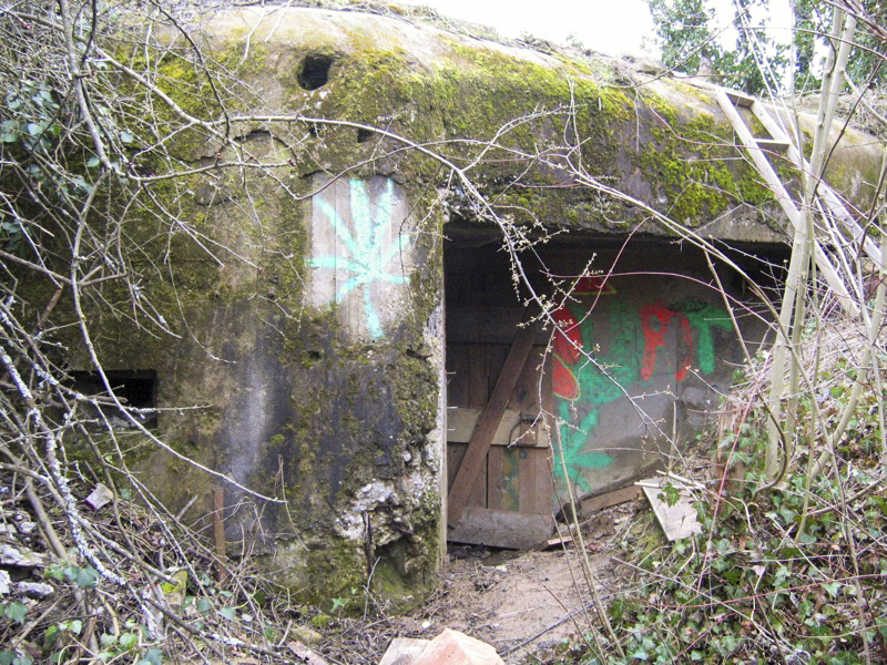 Ligne Maginot - KUBELMUEHLE 1 (Avant poste) (Blockhaus pour canon) - L'entrée du blockhaus - Antoine SCHOEN