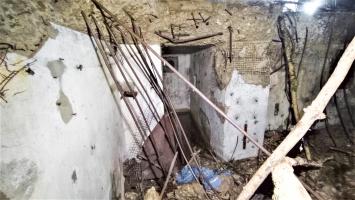 Ligne Maginot - HOCHWALD C9 - (Casemate d'infanterie) - Etage inférieur
Accès au local du réservoir de gasoil